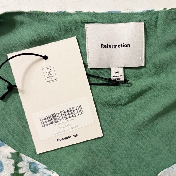 NWT Reformation Dale Mini‎ Dress in Daisy Meadow Floral - Picture 7 of 8